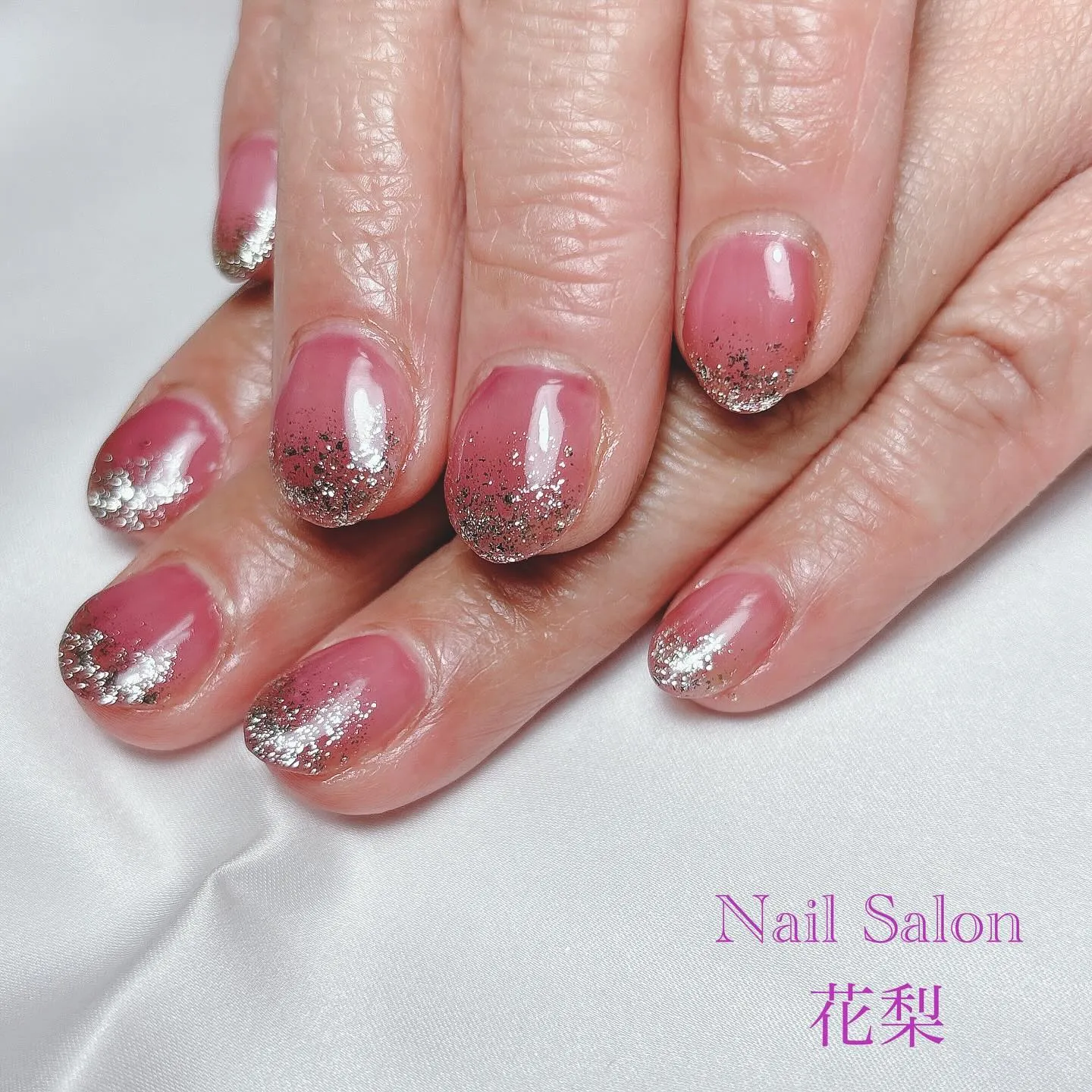 ジェルをしながら自爪育成💅🏻
