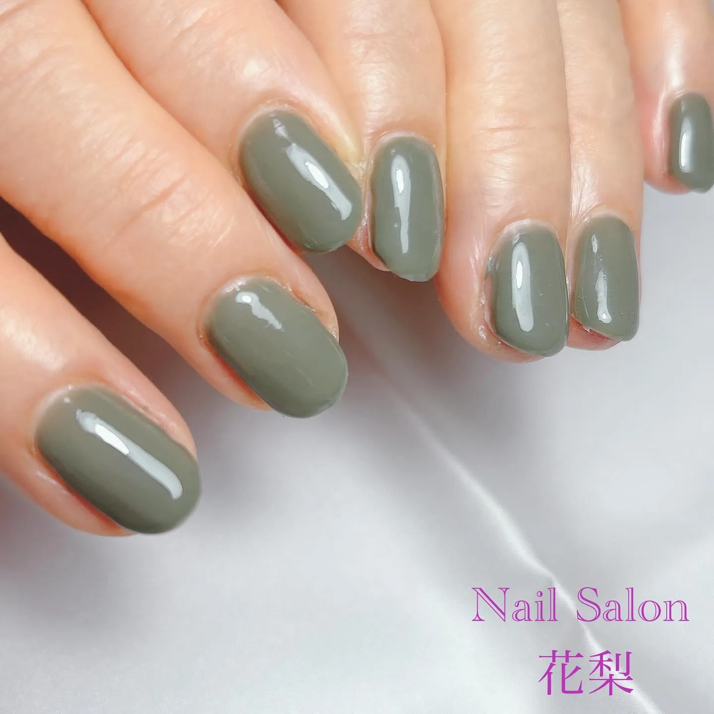 ワンカラーネイル🟩💅✨