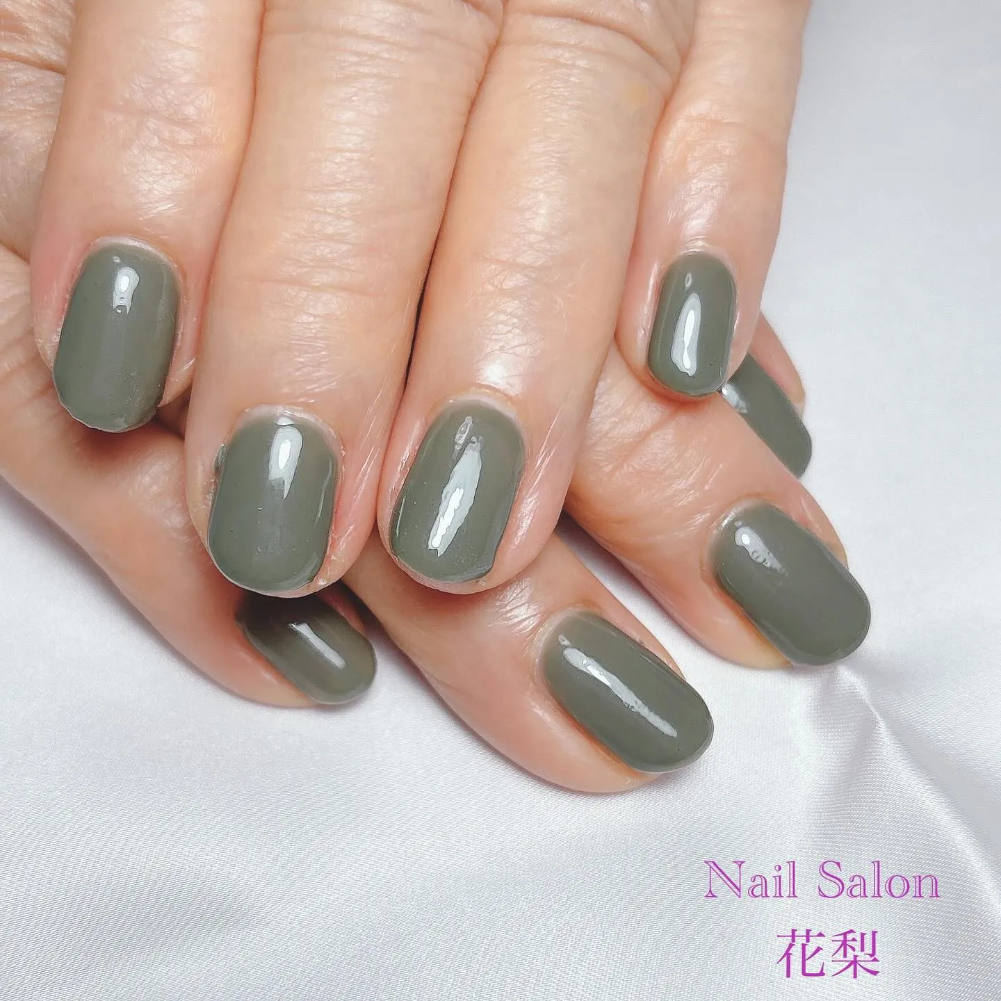 ワンカラーネイル🟩💅✨