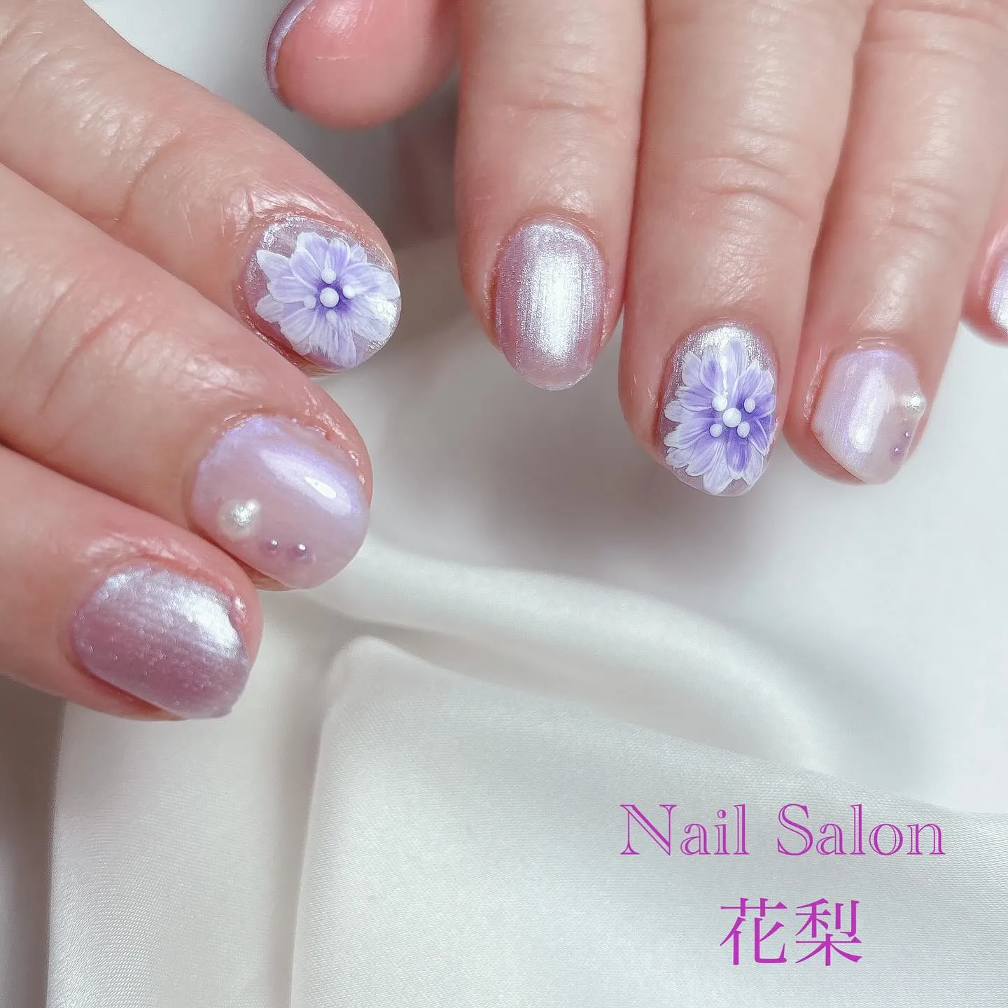 フラワーネイル💐