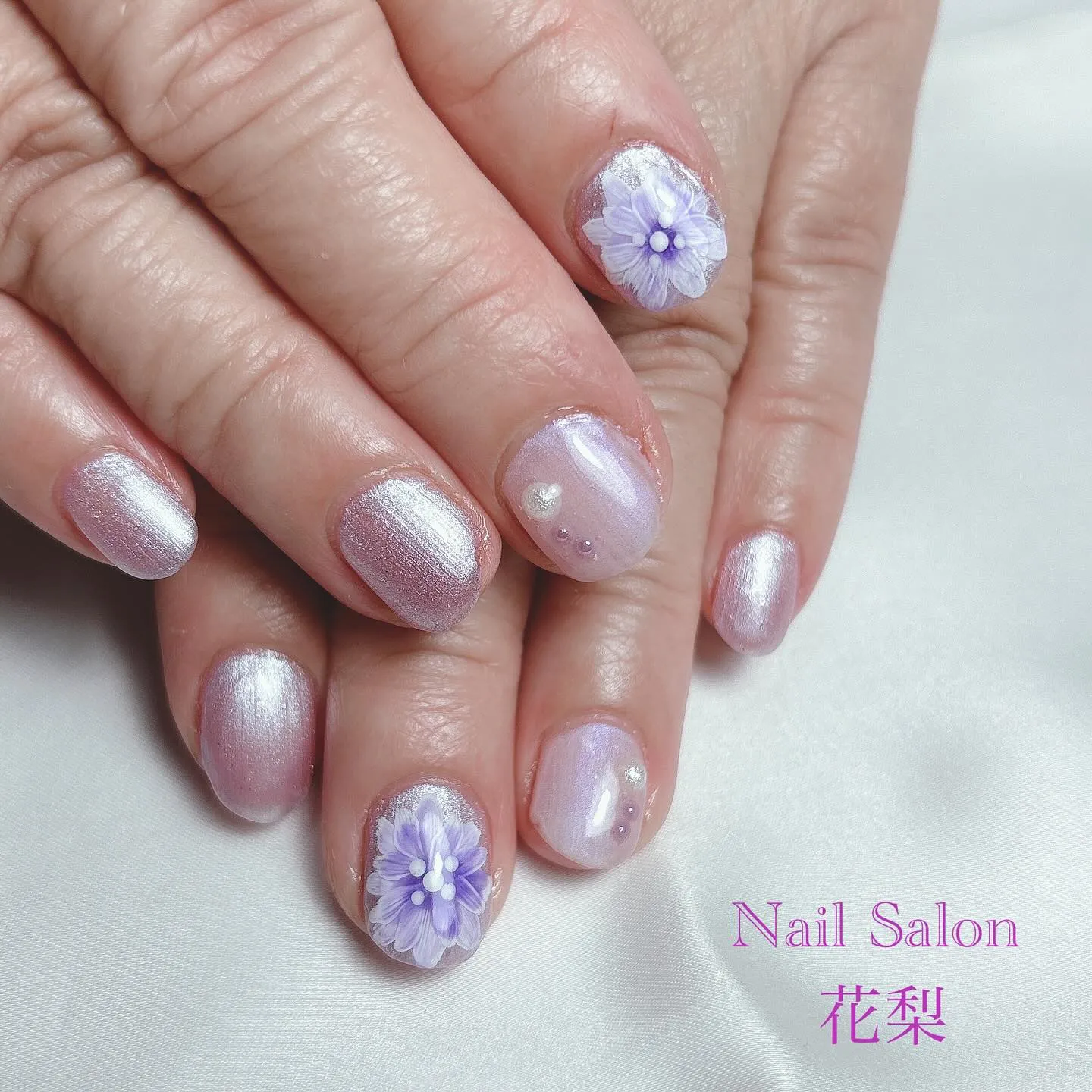 フラワーネイル💐