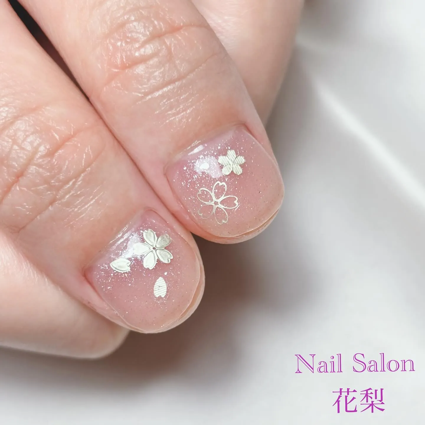 成人式ネイル🌸