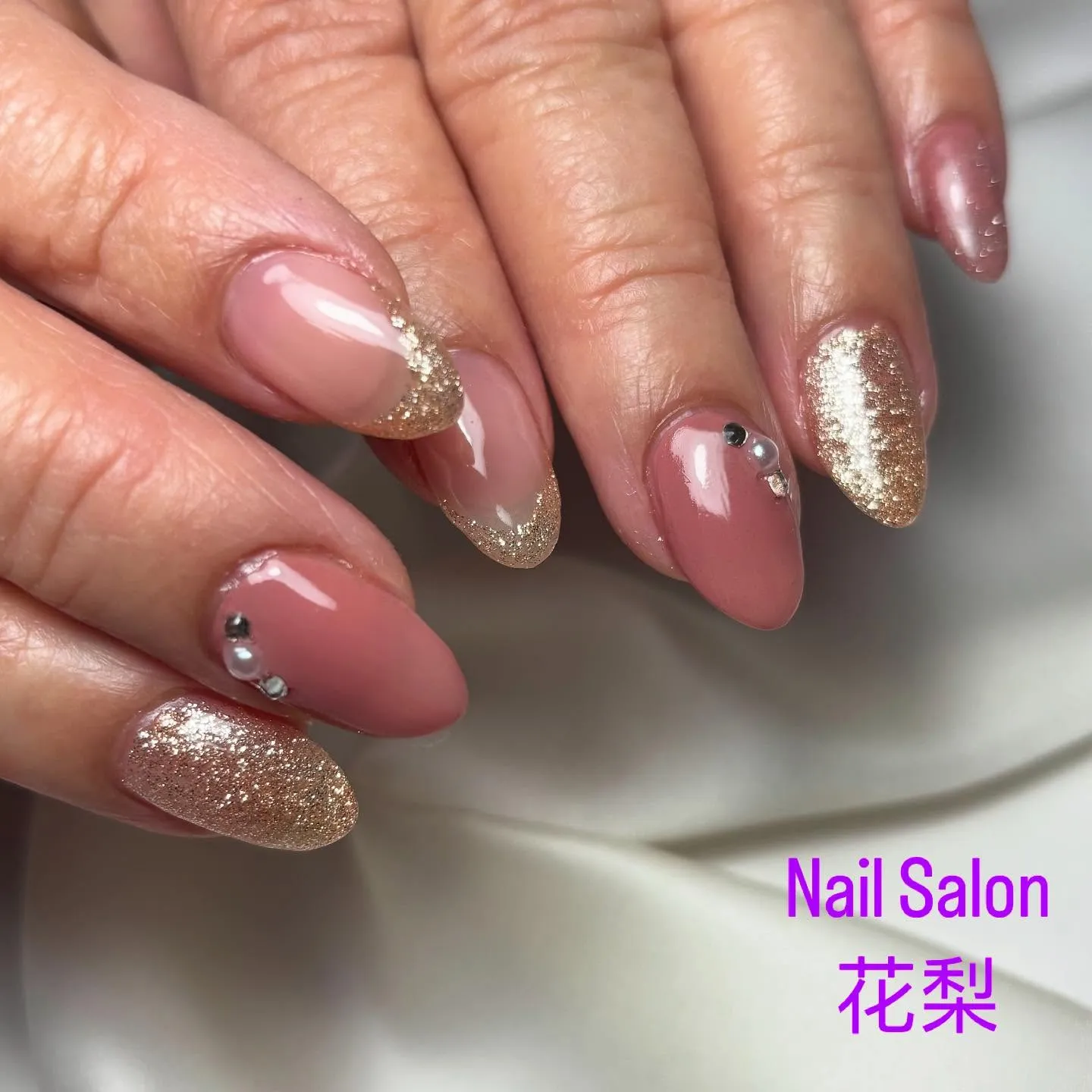 大人可愛いシンプルネイル✨️