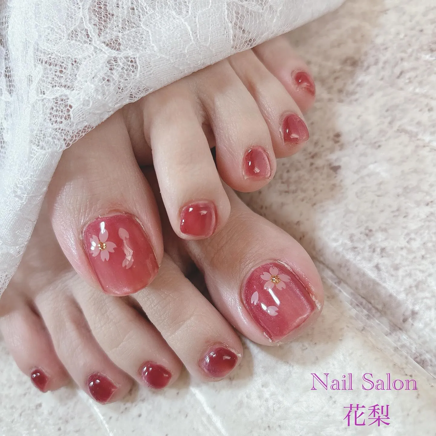 桜ネイル🌸