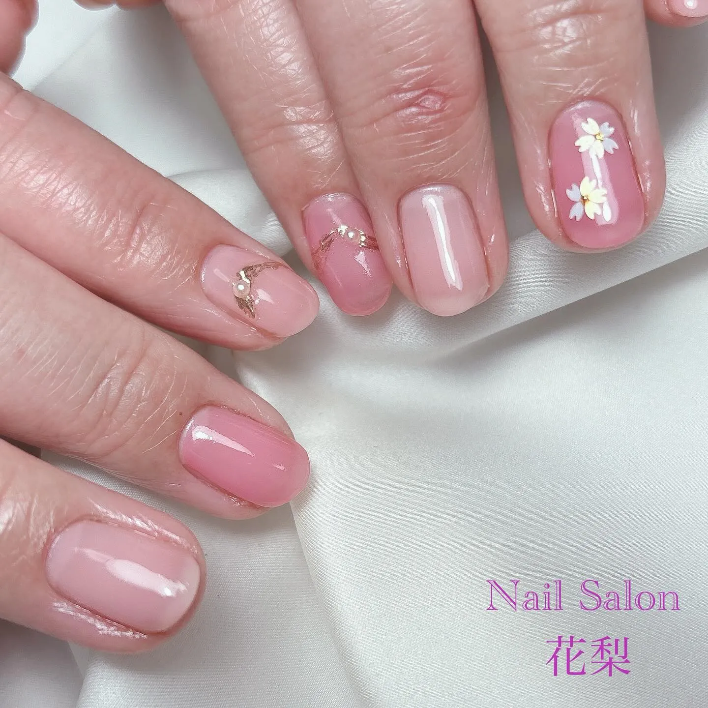 桜&リングネイル🌸💍