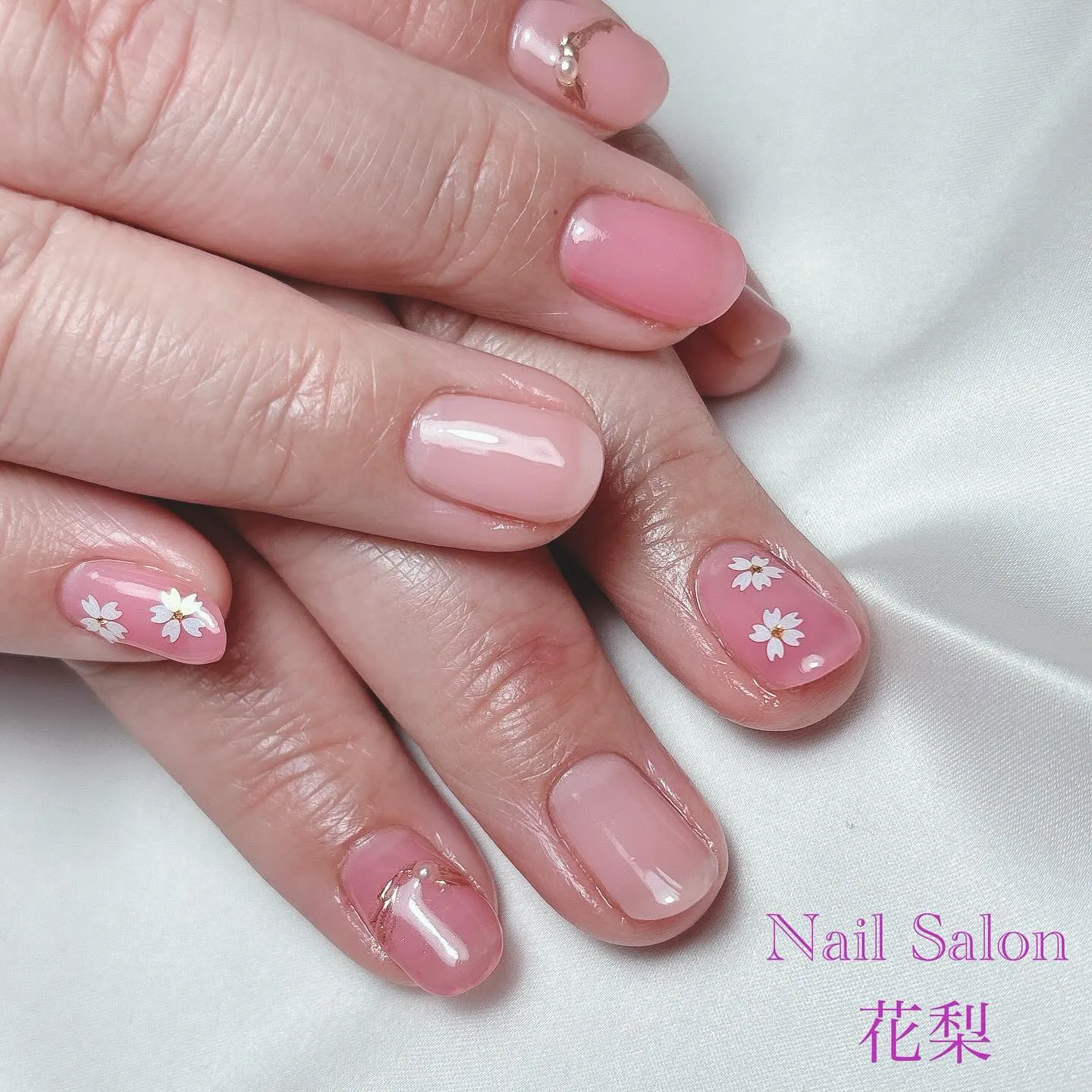 桜&リングネイル🌸💍