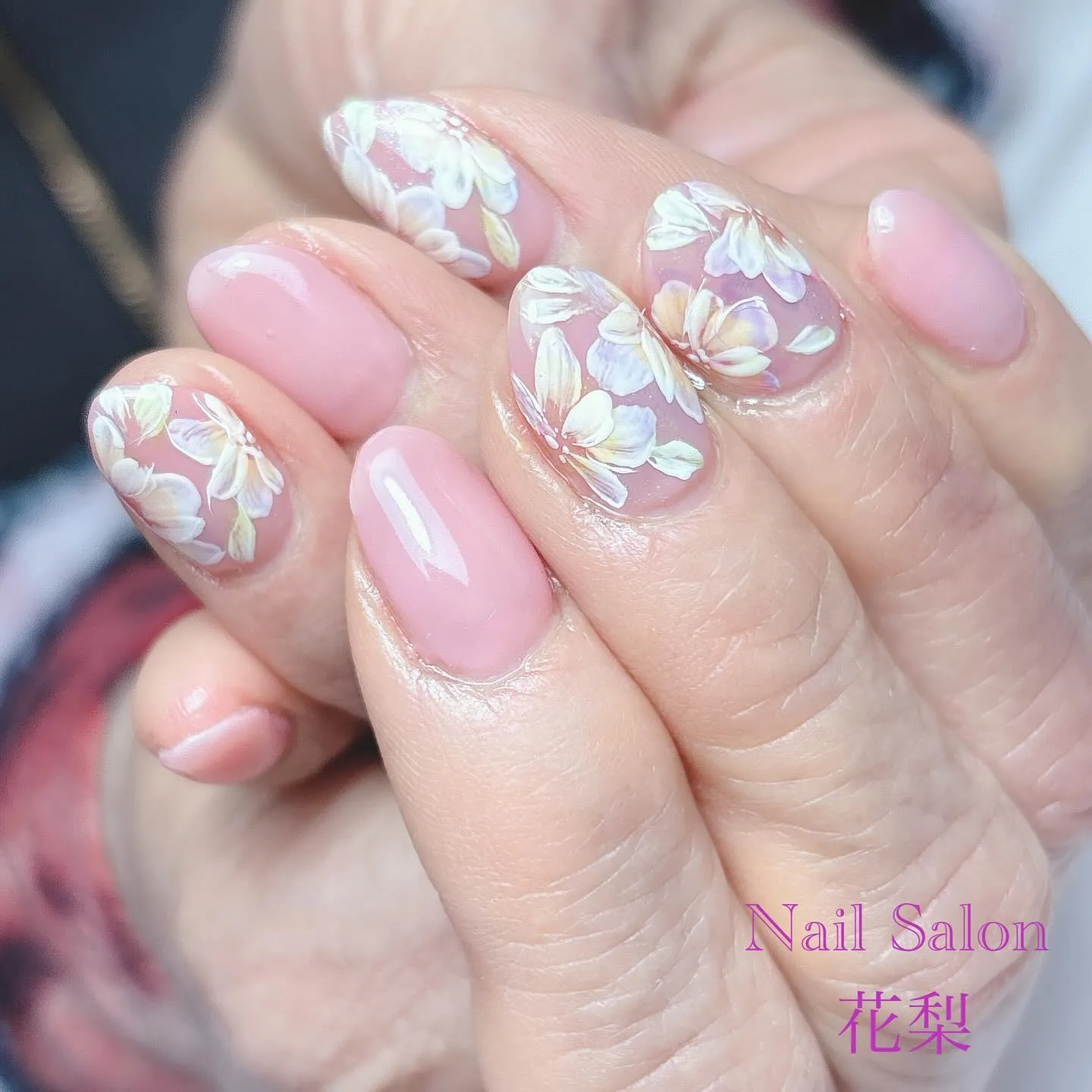 フラワーネイル💐