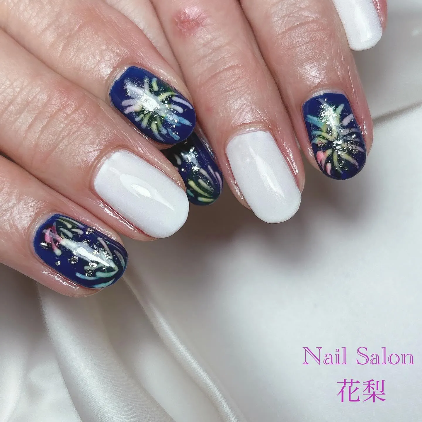 花火ネイル🎇