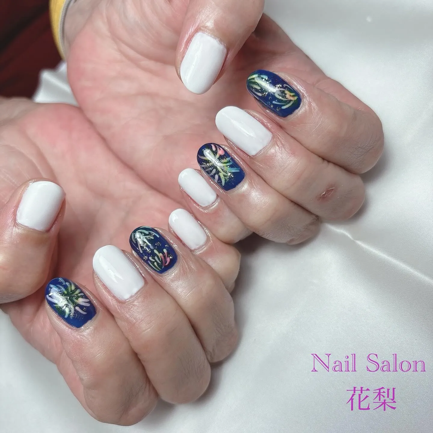 花火ネイル🎇
