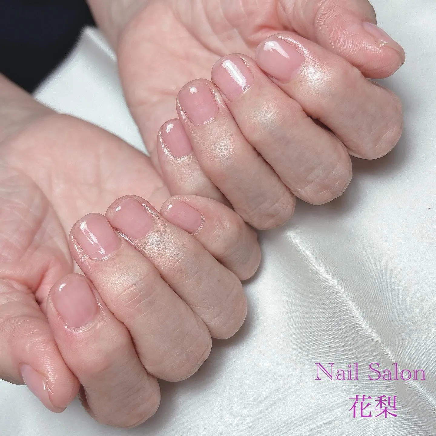 シアーカラーでワンカラーネイル✨️