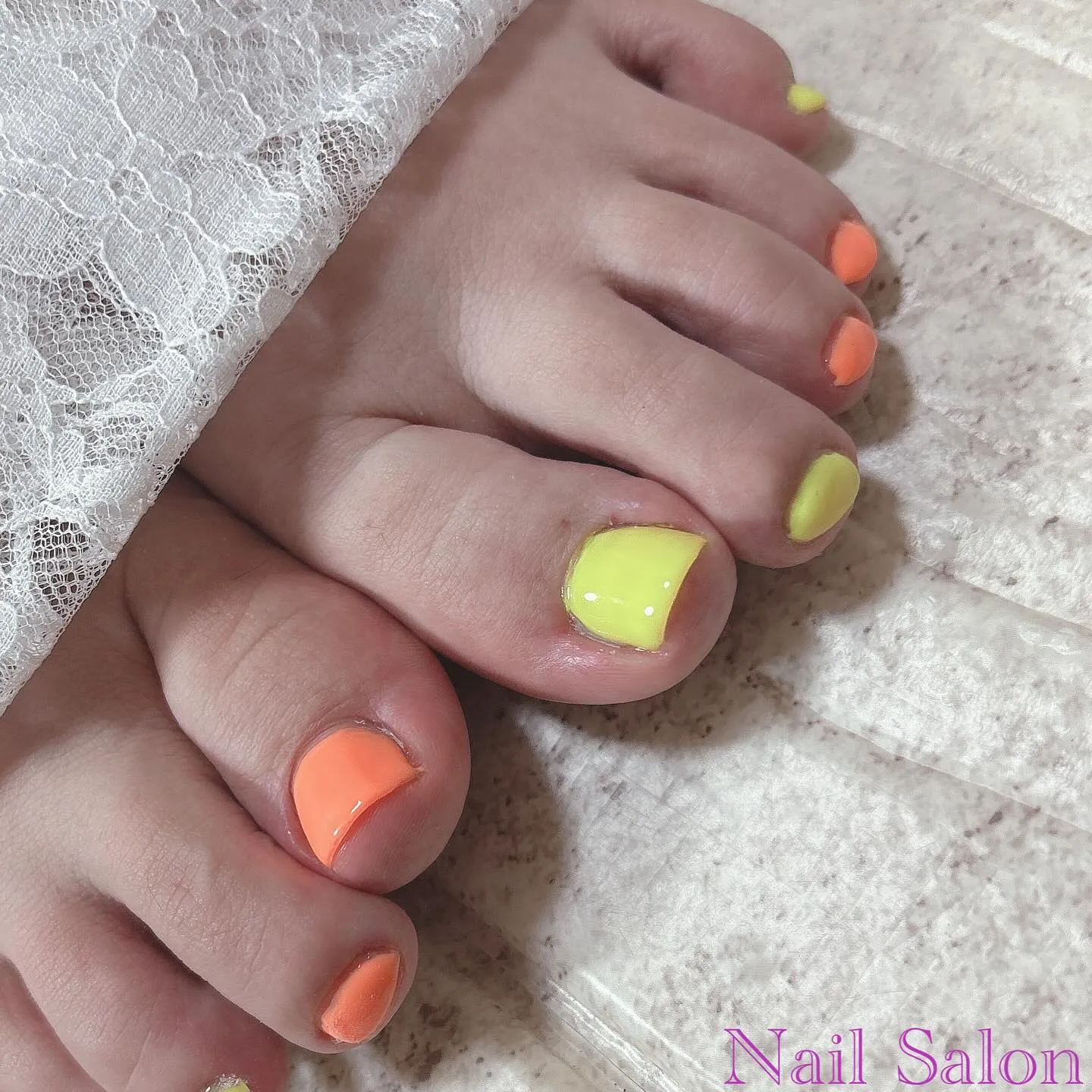 ビタミンカラーネイル🍊🍋