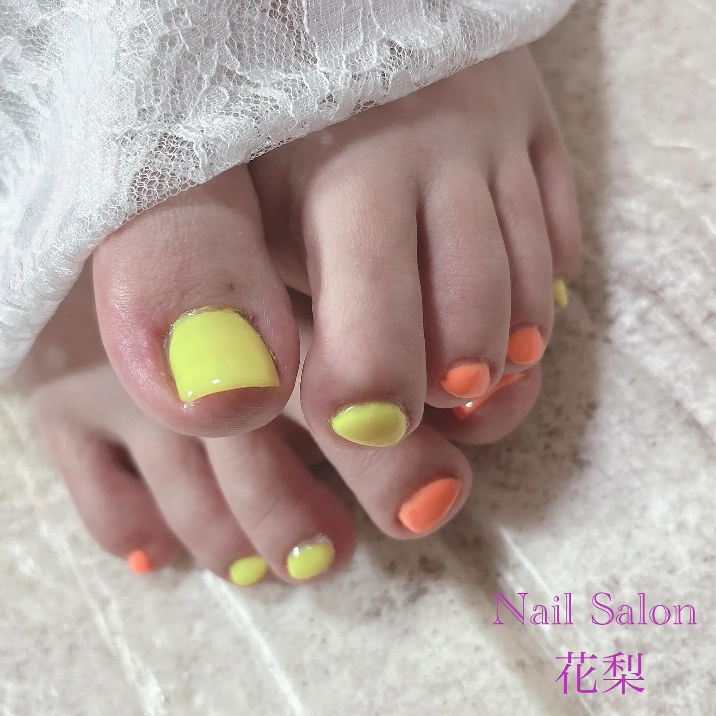 ビタミンカラーネイル🍊🍋