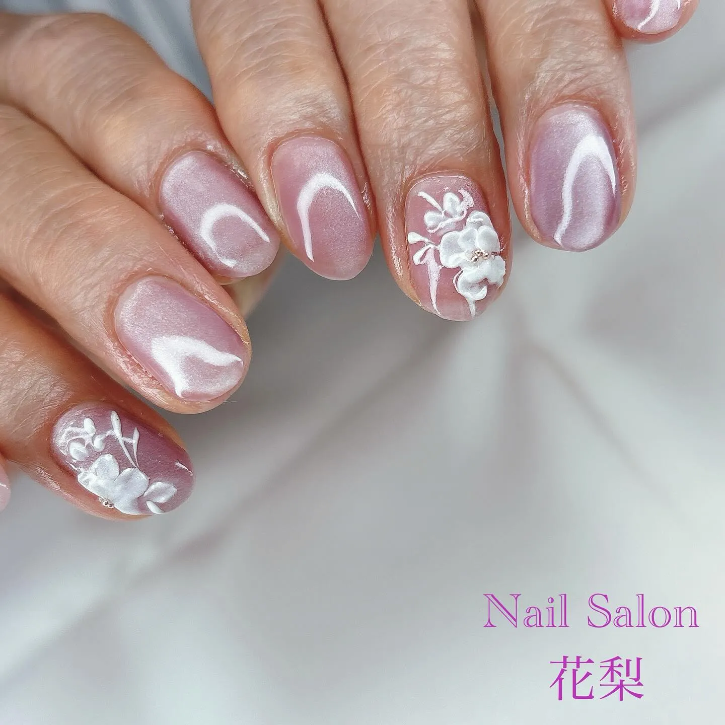 3Dフラワーネイル🌸