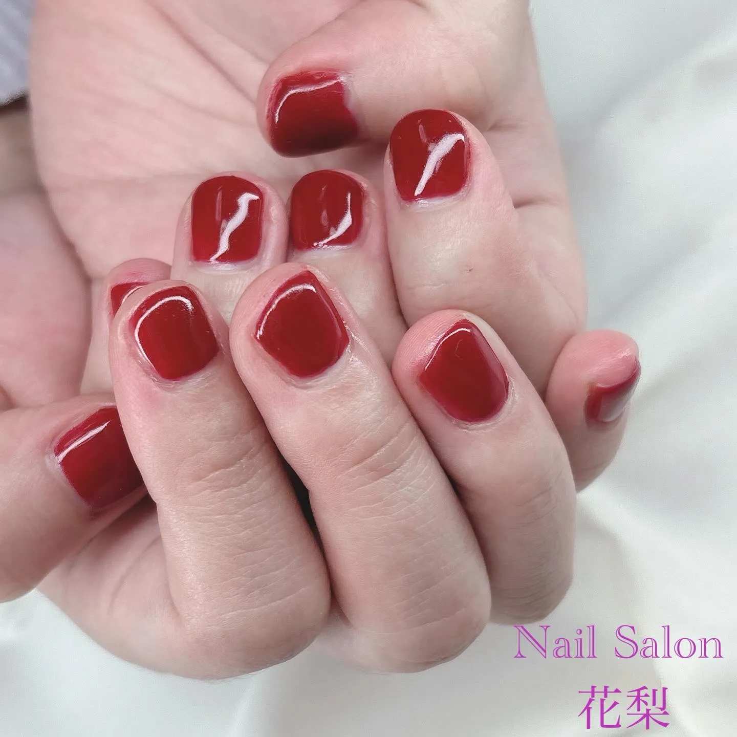 ワンカラーネイル⸜❤️⸝