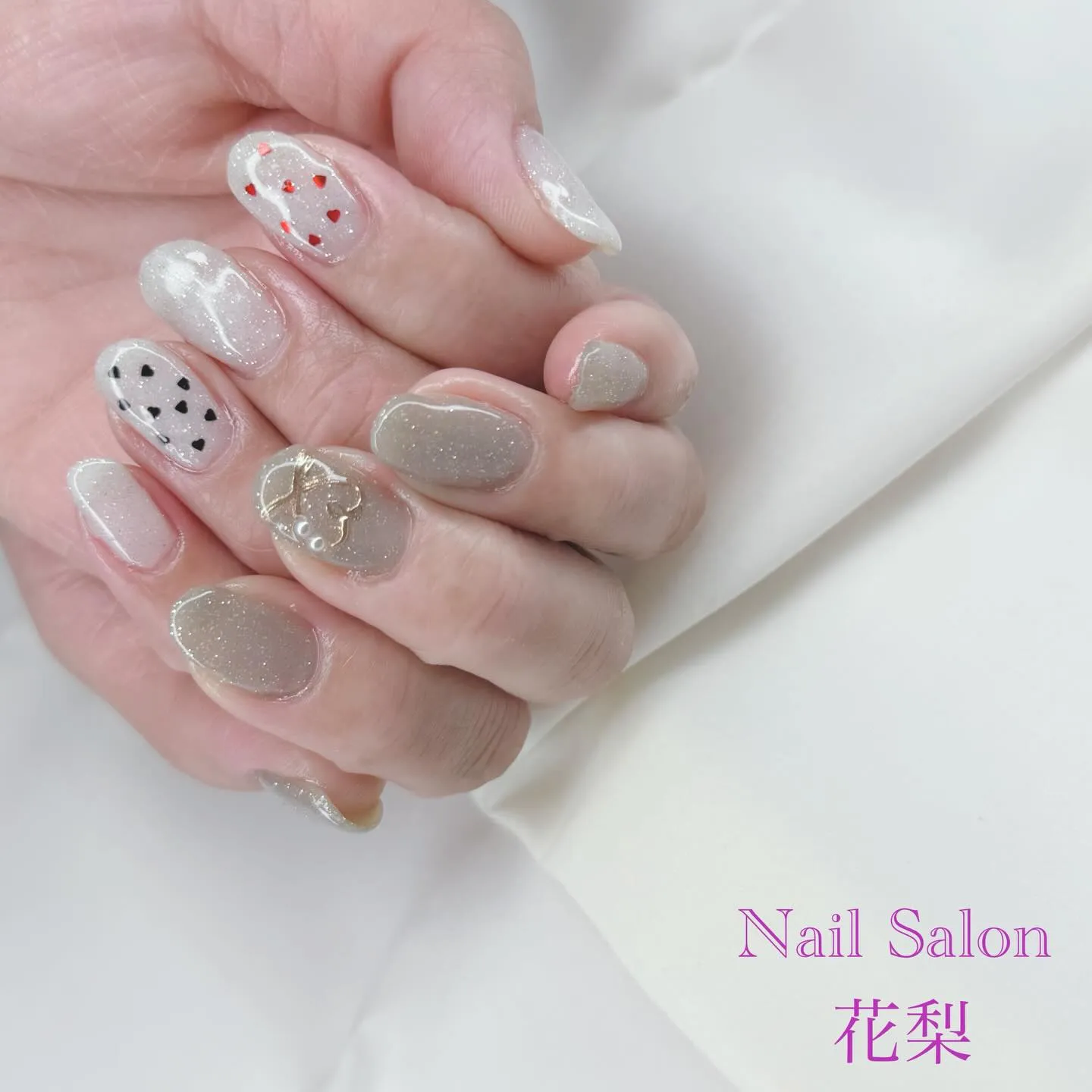 バレンタインネイル💕