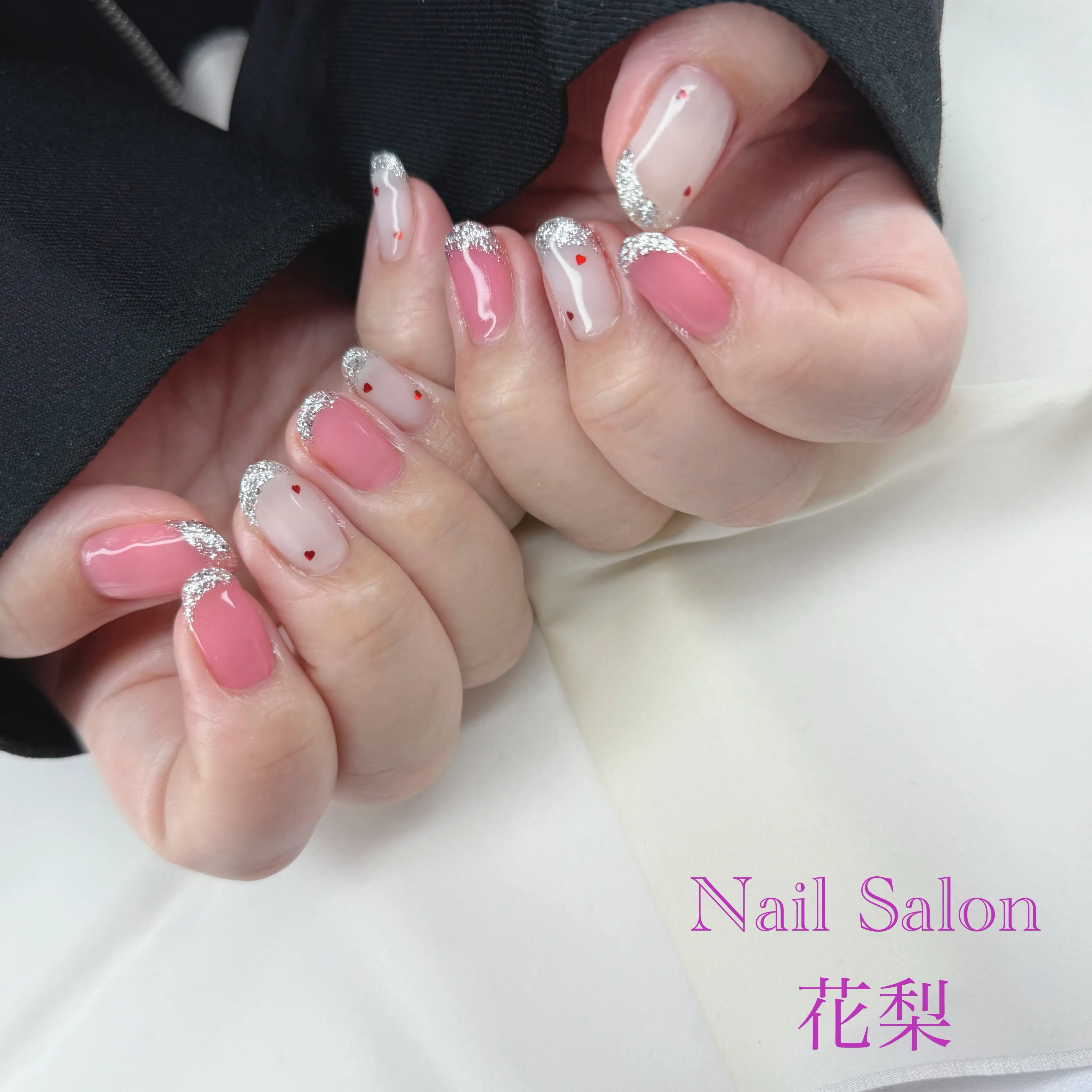 ラメフレンチ✨️