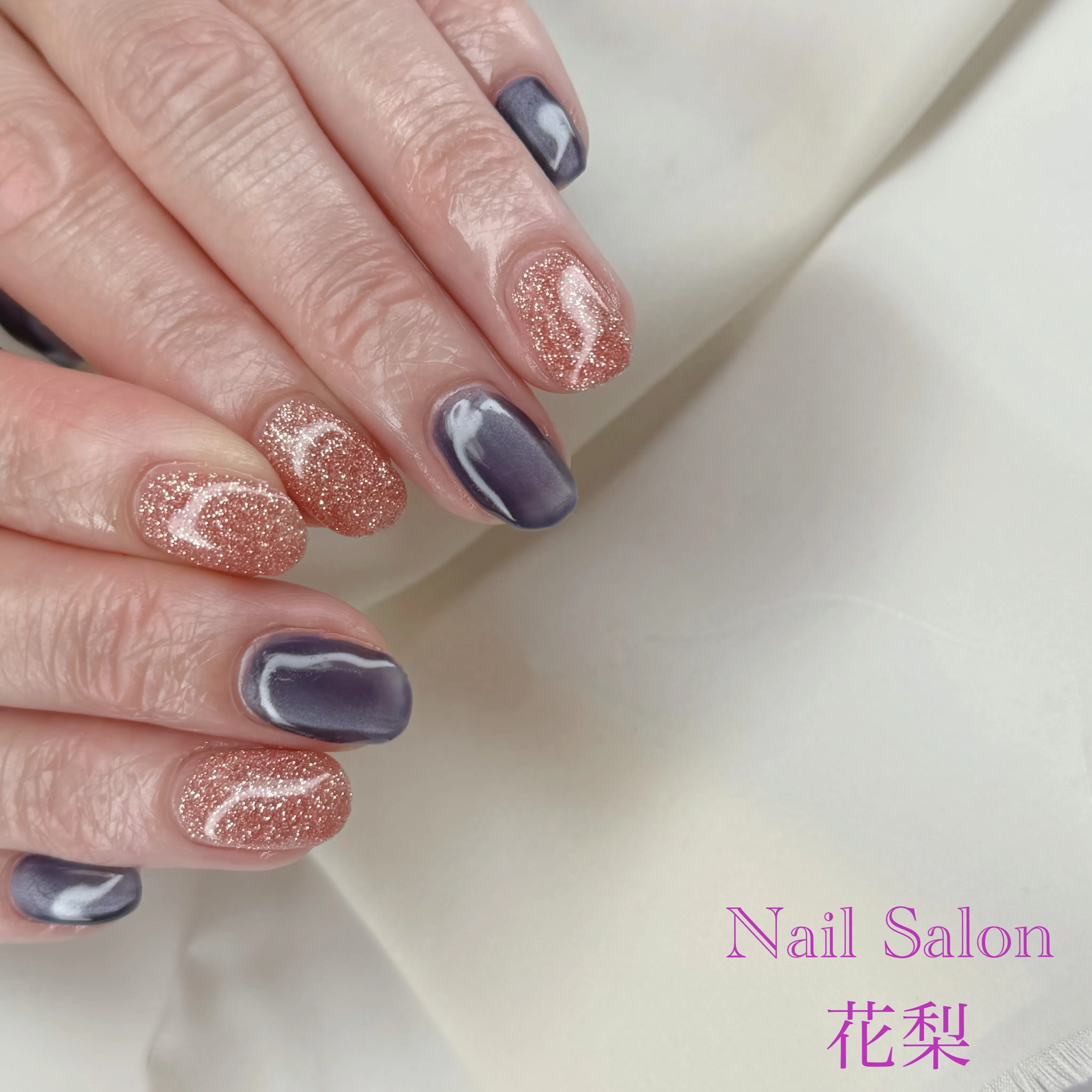 マグネット&フラッシュネイル✨️