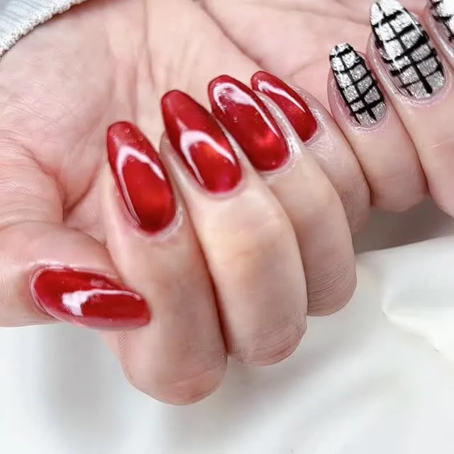 マグネットアシメネイル✨️✨️